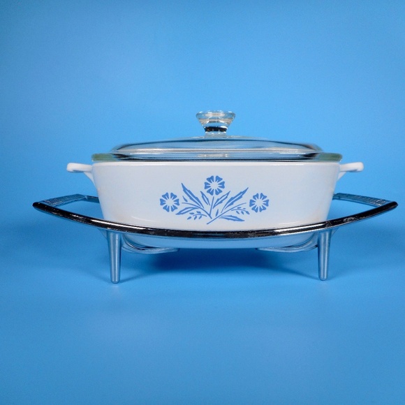 VTG Corning Ware P-11-M Casserole Stand Metal Trivet Pyrex Holder for P-1-B Dish - Picture 6 of 13